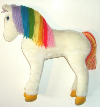 Vintage 1983 Mattel Hallmark Rainbow Brite Doll 12 " Starlite Plush Horse Pony