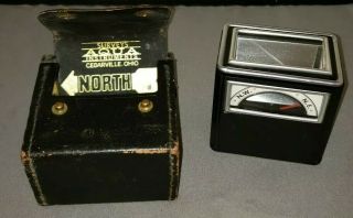 Vintage Aqua Survey & Instrument Co.  Magnetic Locator,  Dip Needle Compass