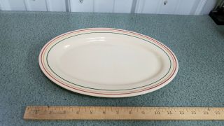 Vintage 1950s Iroquois Pendleton Restaurant China Large Serving Platter 13 " Long