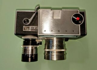Vintage Argus C 33 Camera With F2.  8 50 Mm Cintar Lens Light Sensor & Case