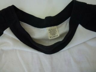 1984 RUSH Grace Under Pressure Tour VINTAGE T - shirt size mens XL 3/4 sleeves 4