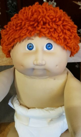 Cabbage Patch Kid Jesmar Made In Spain Cpk 2 Head Htf Red Haired Loops Boy