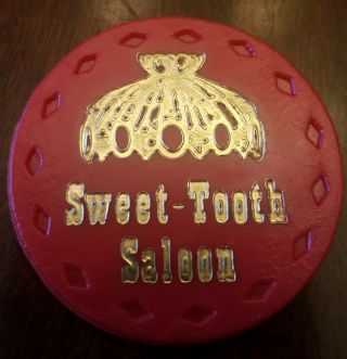 Sweet Tooth Saloon Jackson Hole Wyoming Vintage Wy Token Good For Coffee