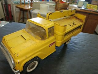 Vintage Buddy L Steel Coca Cola Yellow Toy Delivery Truck 1950’s 1960’s