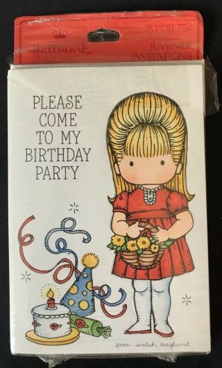 VINTAGE LITTLE GIRL’S BIRTHDAY PARTY INVITATIONS – PAPER DOLLS 3