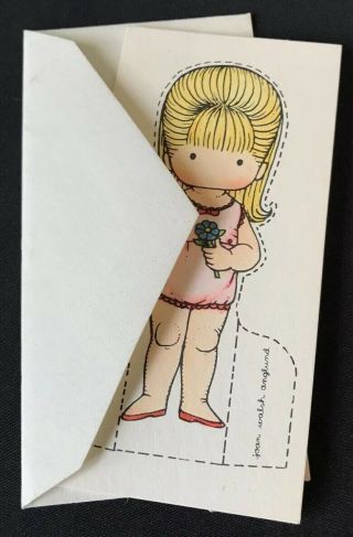 VINTAGE LITTLE GIRL’S BIRTHDAY PARTY INVITATIONS – PAPER DOLLS 4