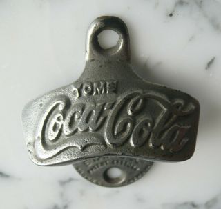 RARE vintage TOME COCA COLA bottle opener STARR X Brown Co.  CAST IRON 2