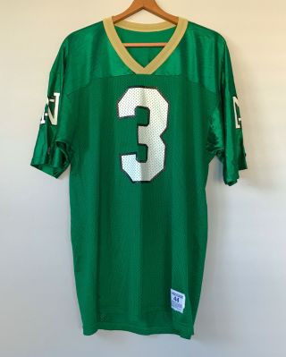 Vintage 90s Champion Notre Dame Fighting Irish Joe Montana Football Jersey 44 L