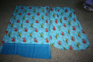 Vintage Spongebob Square Pants Twin Bed Sheets