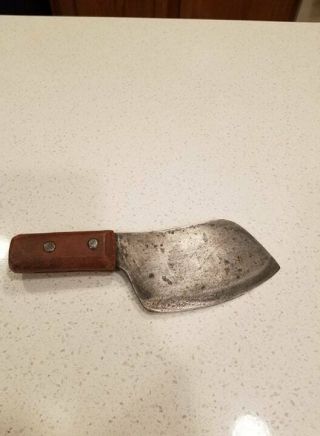Vintage Butcher Knife Meat Cleaver Usa