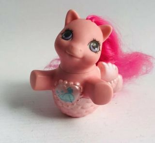Vintage My Little Pony Baby Pearly Fancy Mermaid Ponies Pink 1991 G1 Mlp