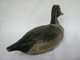 Small Vintage / Antique Hand Carved Painted Solid Wood Pintail Duck Decoy 5