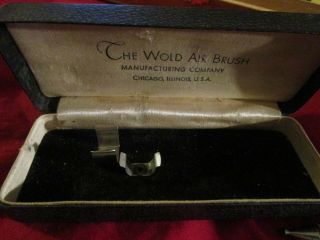 Vintage Wold Air brush with Case Instructions K - M 4