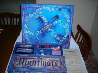 Vintage 1991 Nightmare The Video Board Game Complete