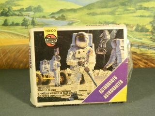 Ho 1:87 Figure Set Old Vintage Airfix No.  1741 Astronauts With Moon Vehicles