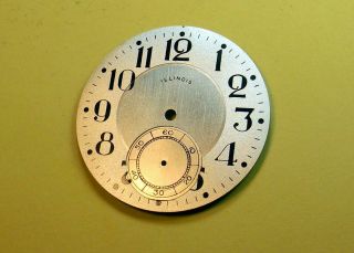 Fantastic 16s,  Illinois,  Bunn Special,  Silvered Pocket Watch Dial