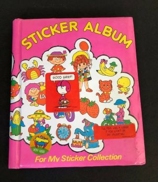 Vintage 1980s Kids Sticker Album Michael Jackson Smurfs Cabbage Patch & More