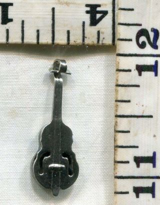 Vintage Sterling Bracelet Charm 90058 A Cello That Even I Can Play $9.  99