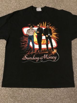 Rare Vintage 90s Dale Earnhardt Sr.  3 Sunday Money T Shirt Sz Xxlarge Black Tee