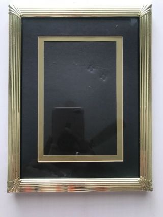 Vintage 4x6 Freestanding Ornate Gold Photo Picture Frame
