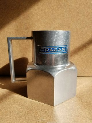 Vintage 70s Cragar Aluminum Lug Nut Mug