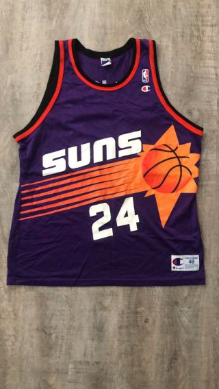 Vintage Champion Nba Phoenix Suns Tom Gugliotta Jersey | Size 48