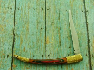 SPANISH NAVAJA FOLDING STILETTO DIRK TOOTHPICK POCKET KNIFE VINTAGE KNIVES TOOLS 5