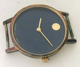 Vintage Movado Museum Swiss Hand Winding Watch,  Cal.  1730