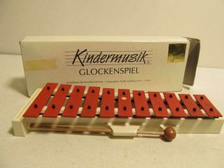 Vintage Kindermusik Glockenspiel 2 Mallets W.  Germany.