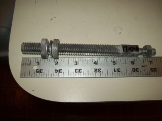 Steel Stop Rod Assembly From Vintage Shopsmith 10 - E Serial E8664