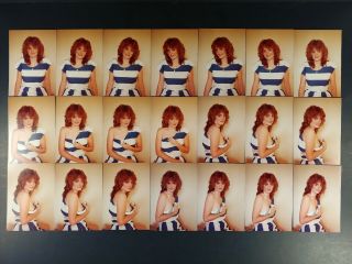 21x Non Nude Pretty Freckled Redhead Woman In Dress Amateur Photos Vtg 1980s