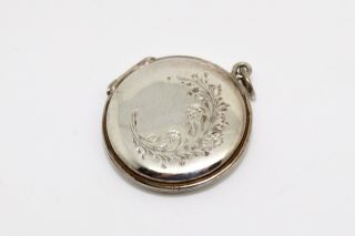 A Great Vintage Art Deco Style Sterling Silver 925 Locket Pendant 14614
