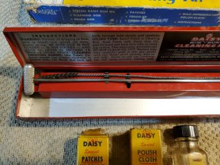 Vintage DAISY BB Gun Cleaning Kit In Tin Metal Box & outer box - DAISY Pendent 4