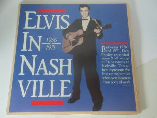 Vintage Elvis In Nashville Rca Record Lp Estate Find