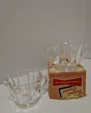 Vintage Federal Glass Company Clear 