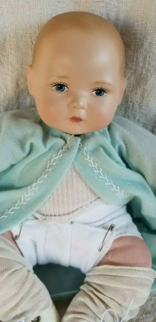10 " Antique Century Baby Doll.  Repaint And Body.  Cute Little Doll