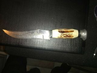 Vintage Compass Hunters Knife Read