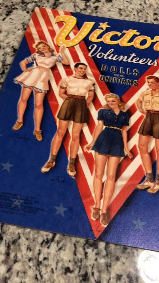 Vintage Victory Volunteers Paper Dolls 1942 - Nr
