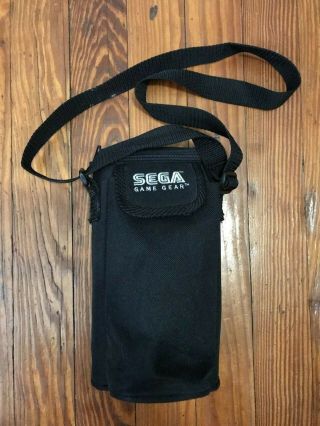 Sega Game Gear Official Carrying Case Vintage Travel Case With Strap Black