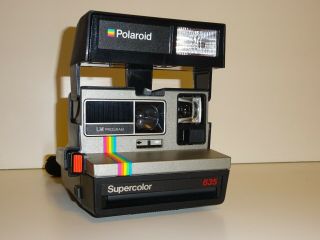 Vintage Polaroid Color Model 635cl Instant Film Camera W/ Box
