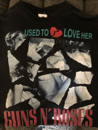Guns N Roses Vintage Shirt To Love Her Xl