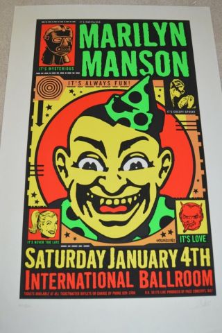 Marilyn Manson Vintage Poster 420