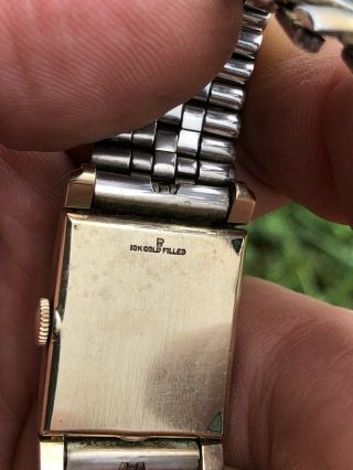 Vintage Paul Breguette Men ' s Swiss Made Watch.  10k GF Case.  Runs Keeps Time 4