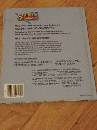Masters of the Universe Demons of the Deep VTG Comic Book Golden Book Mattel 7