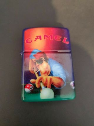 Vintage Camel Zippo Lighter And Tin 2