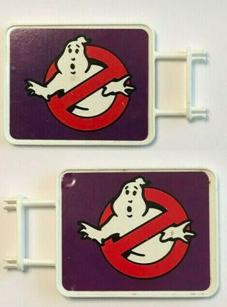 Vintage Ghostbusters Firehouse Hq (headquarters) Sign.  Shows Wear.