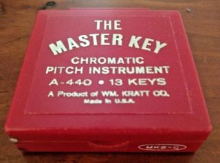 Vintage Master Key Chromatic Pitch Instrument A - 440 13 Keys