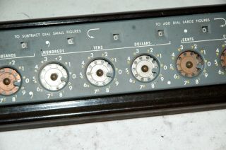 Antique Calculator LIGHTNING ADDING MACHINE Vintage Bakelite Add Meter Base 5