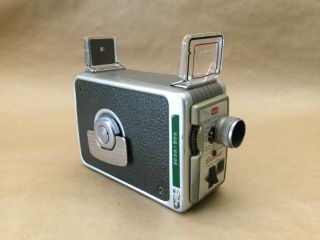 Vintage Kodak Brownie 8mm Movie Camera Ii Kodachrome Film Type Film Silver