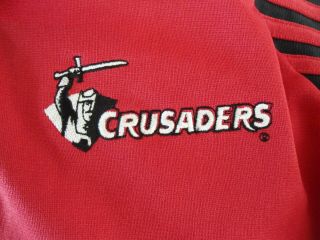 VINTAGE CRUSADERS ADIDAS 12 RUGBY JERSEY SHIRT SIZE MED 2